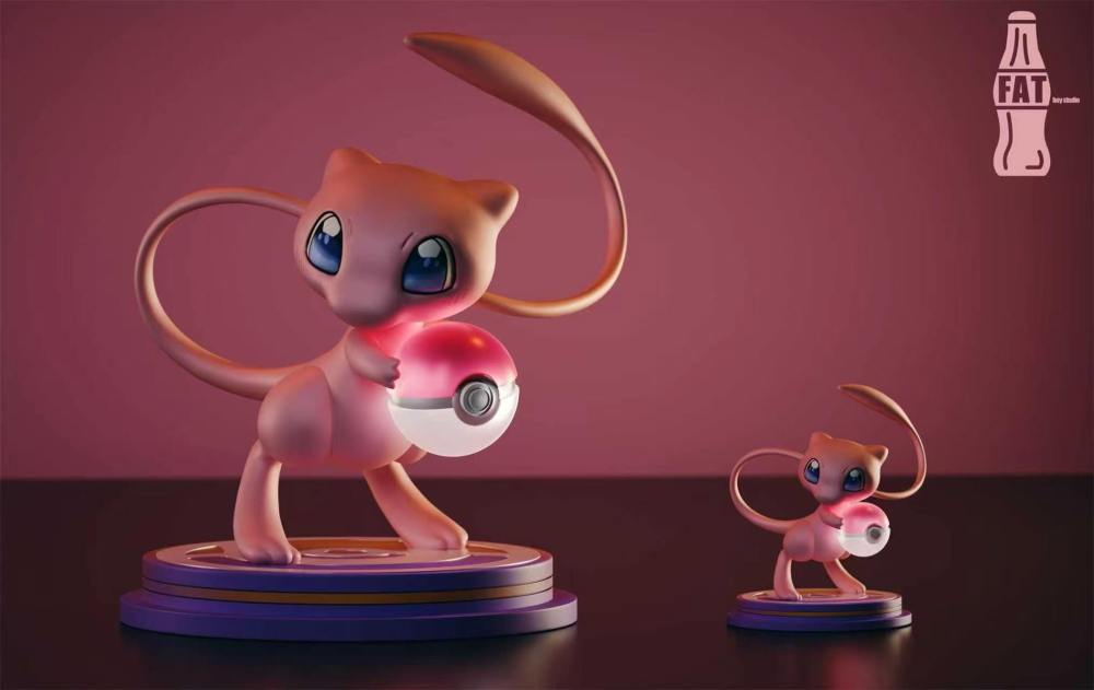 Fat Boy Studio - Mew Pokeball - Pokemon Resin Statue