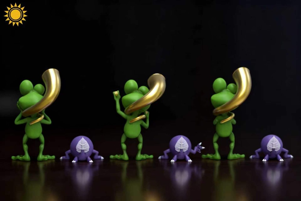 [Preorder] Sun Toys Studio - Gekomon x Otamamon - Digimon Resin Statue