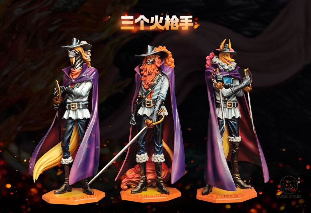 [Preorder] Black Studio - The Three Muskeeters Of Inuarashi - One Piece Resin Statue