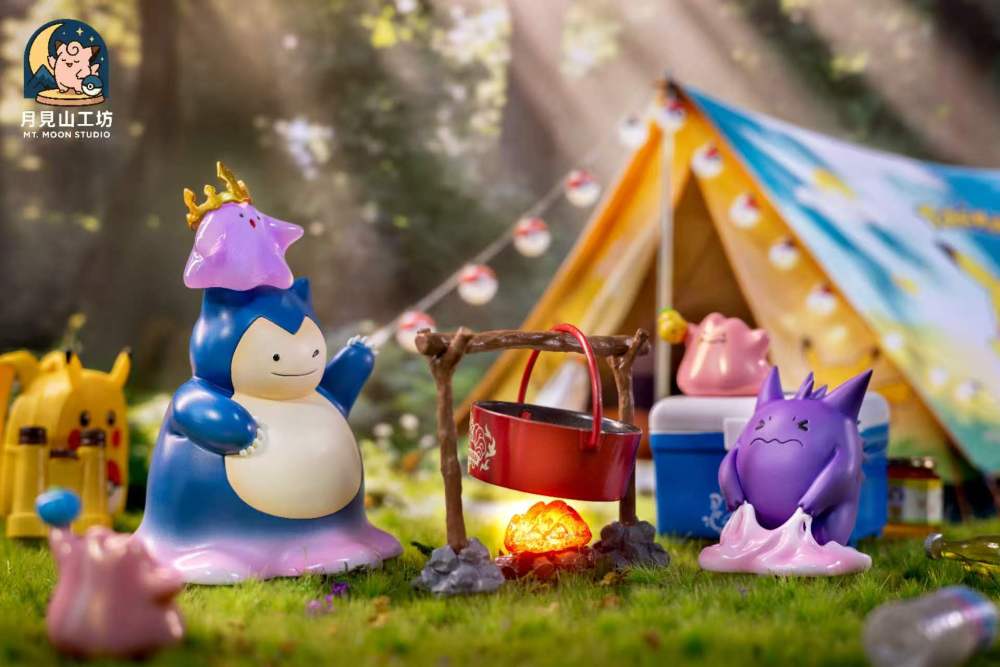 MT Moon Studio - Ditto Snorlax x Ditto Gengar Form - Pokemon Resin Statue