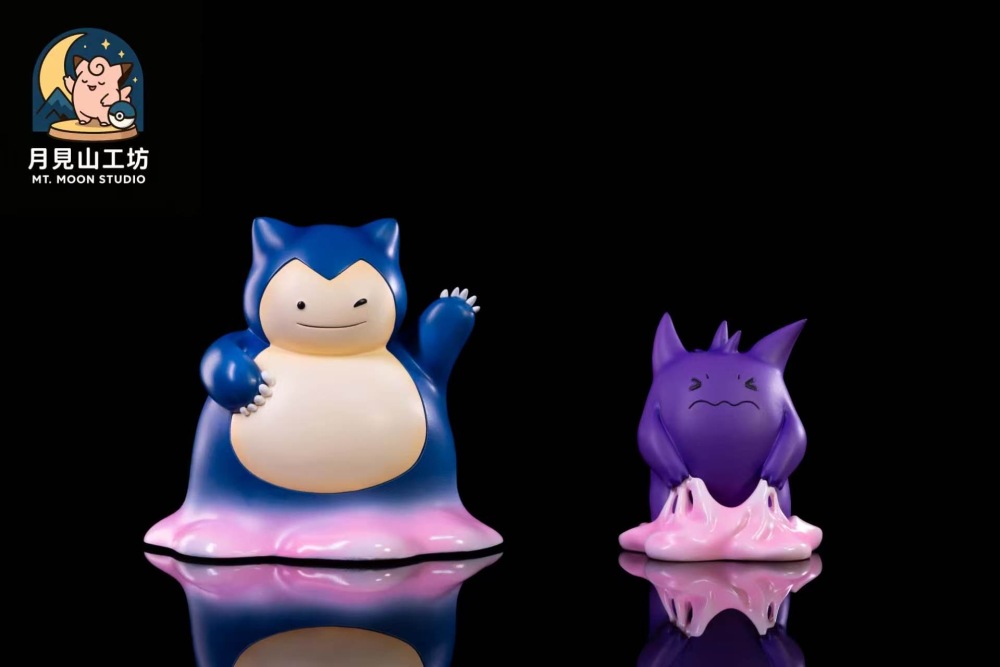 MT Moon Studio - Ditto Snorlax x Ditto Gengar Form - Pokemon Resin Statue