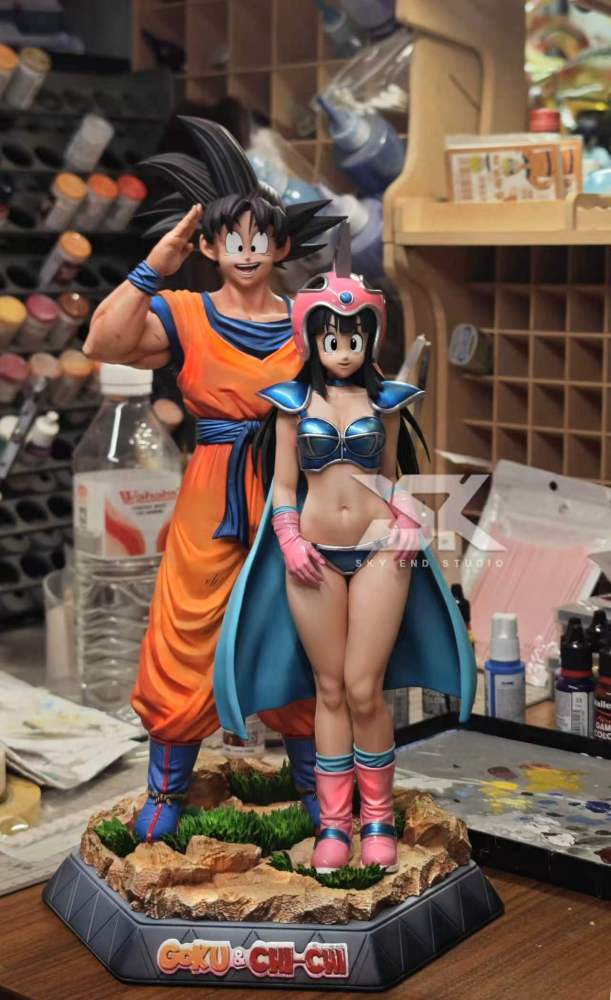 [Preorder] Sky End Studio - Young Goku x Chichi - Dragon Ball Resin Statue