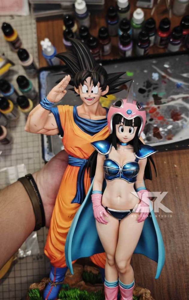 [Preorder] Sky End Studio - Young Goku x Chichi - Dragon Ball Resin Statue