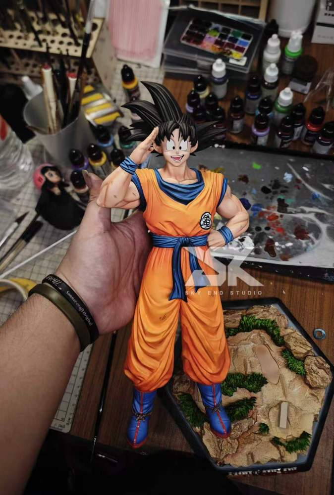 [Preorder] Sky End Studio - Young Goku x Chichi - Dragon Ball Resin Statue