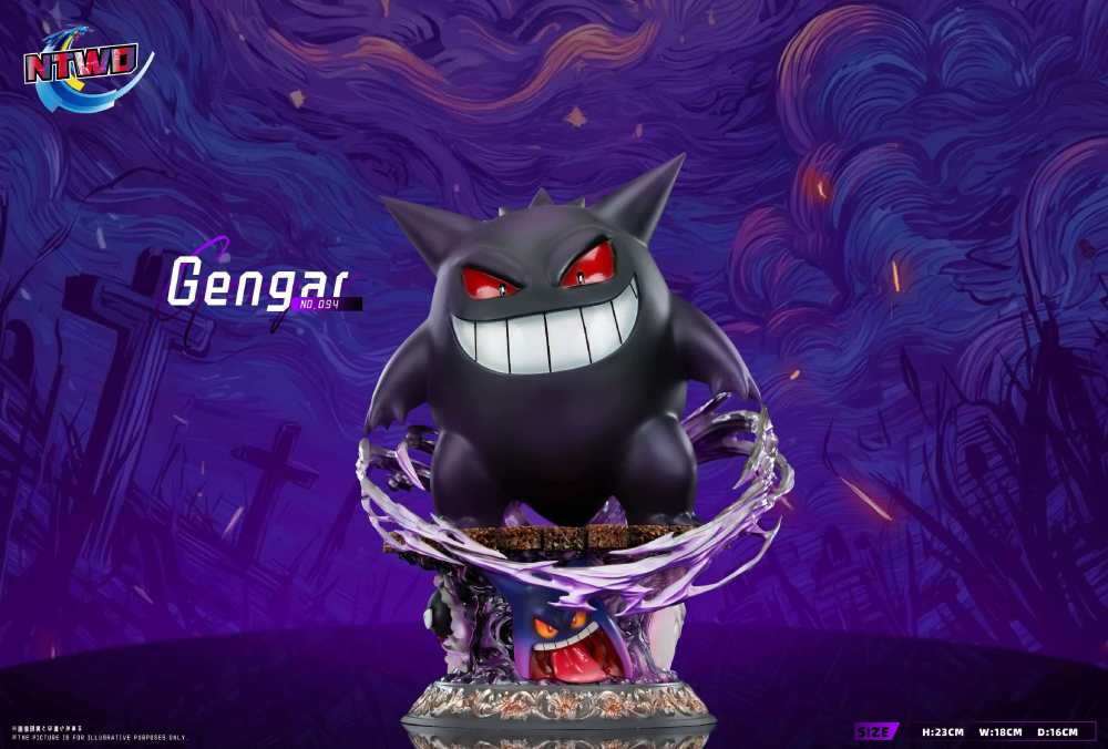 Ntwo Studio - Gengar - Pokemon Resin Statue