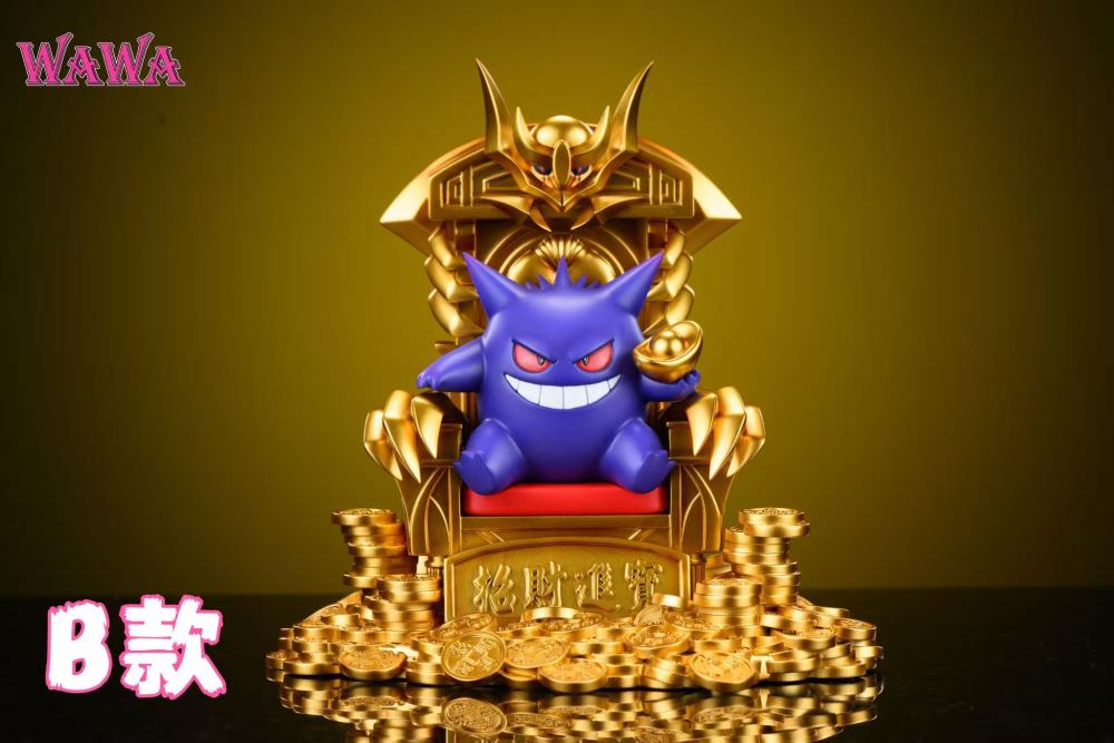 WaWa Studio - Throne Gengar - Pokemon Resin Statue