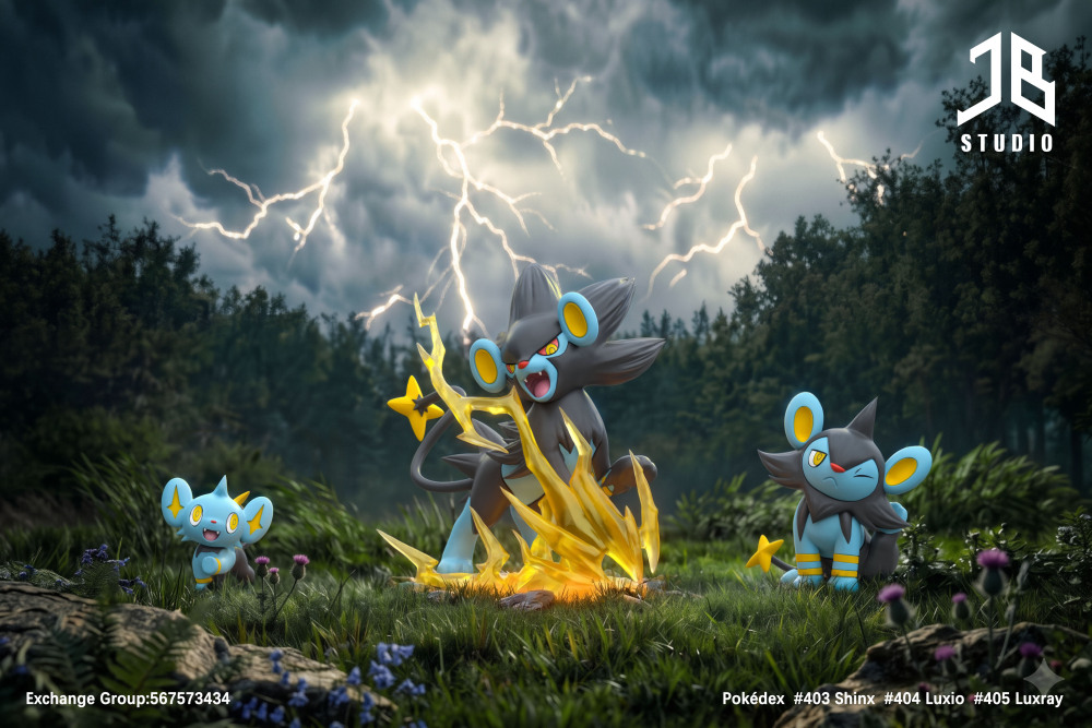 JB Studio - Luxray Evolution - Pokemon Scale World