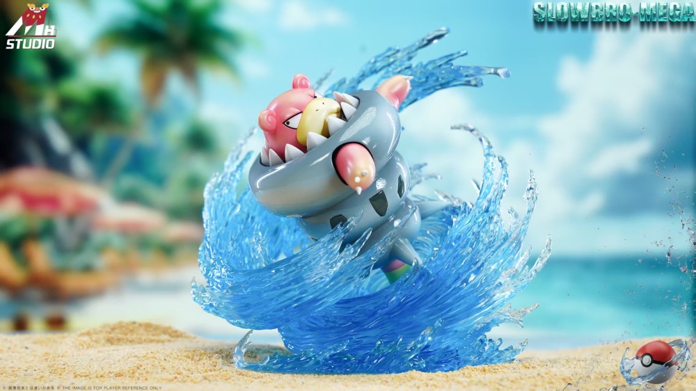 MH Studio - Mega Slowbro - Pokemon Resin Statue