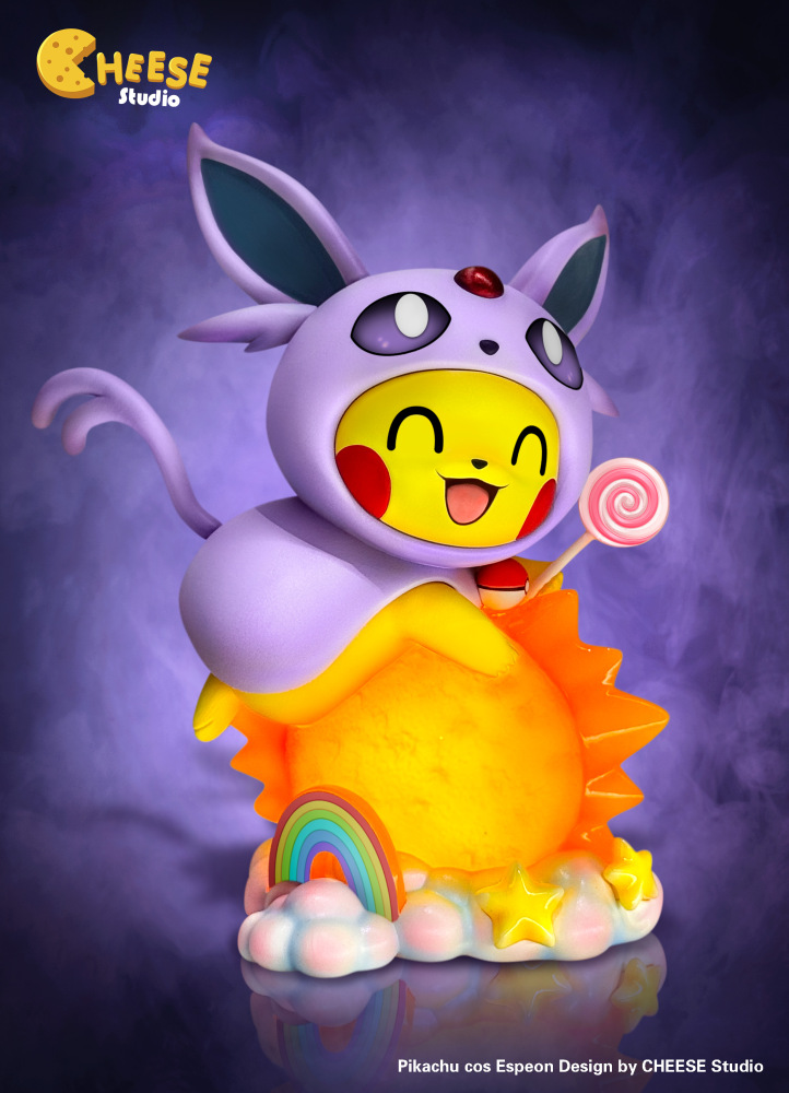 Cheese Studio - Pikachu Cosplay Espeon - Pokemon Resin Statue