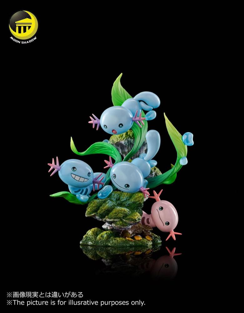 Moon Shadow - Wooper Natural Scene - Pokemon Resin Statue