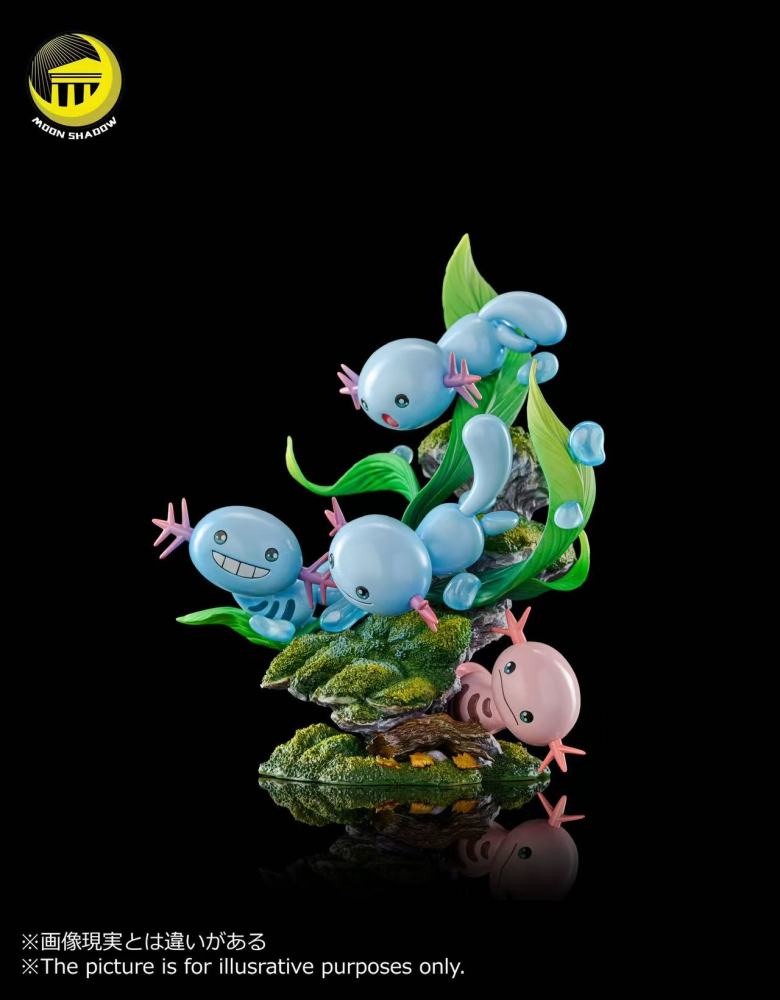 Moon Shadow - Wooper Natural Scene - Pokemon Resin Statue