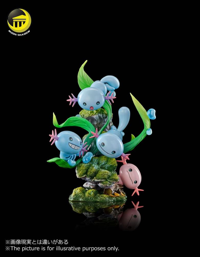 Moon Shadow - Wooper Natural Scene - Pokemon Resin Statue
