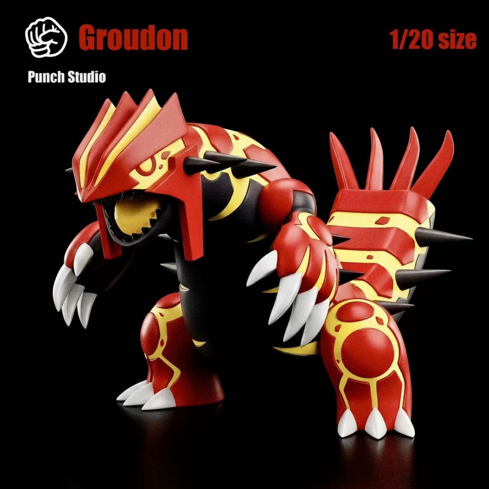 Punch Studio - Groudon - Pokemon Scale World