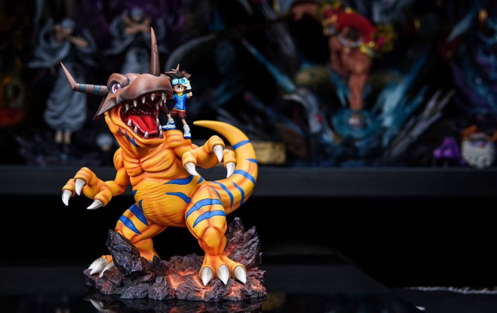 [Preorder] Soar Studio - Taichi x Greymon - Digimon Resin Statue