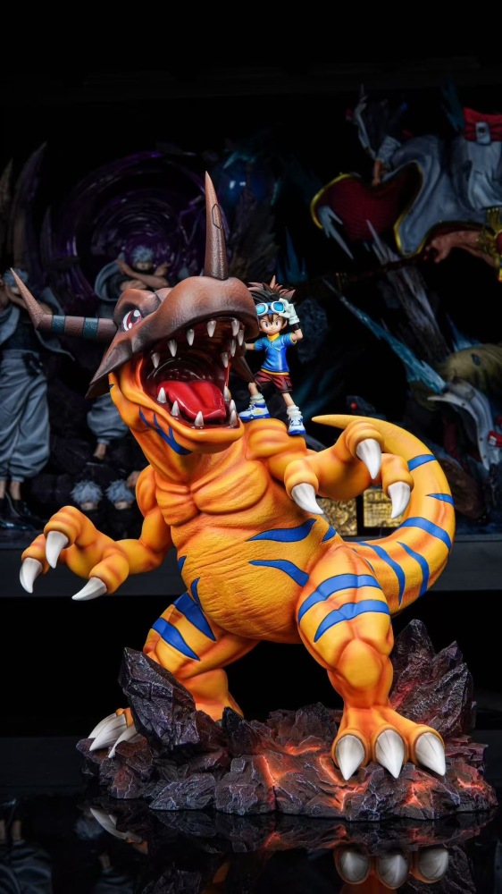 [Preorder] Soar Studio - Taichi x Greymon - Digimon Resin Statue