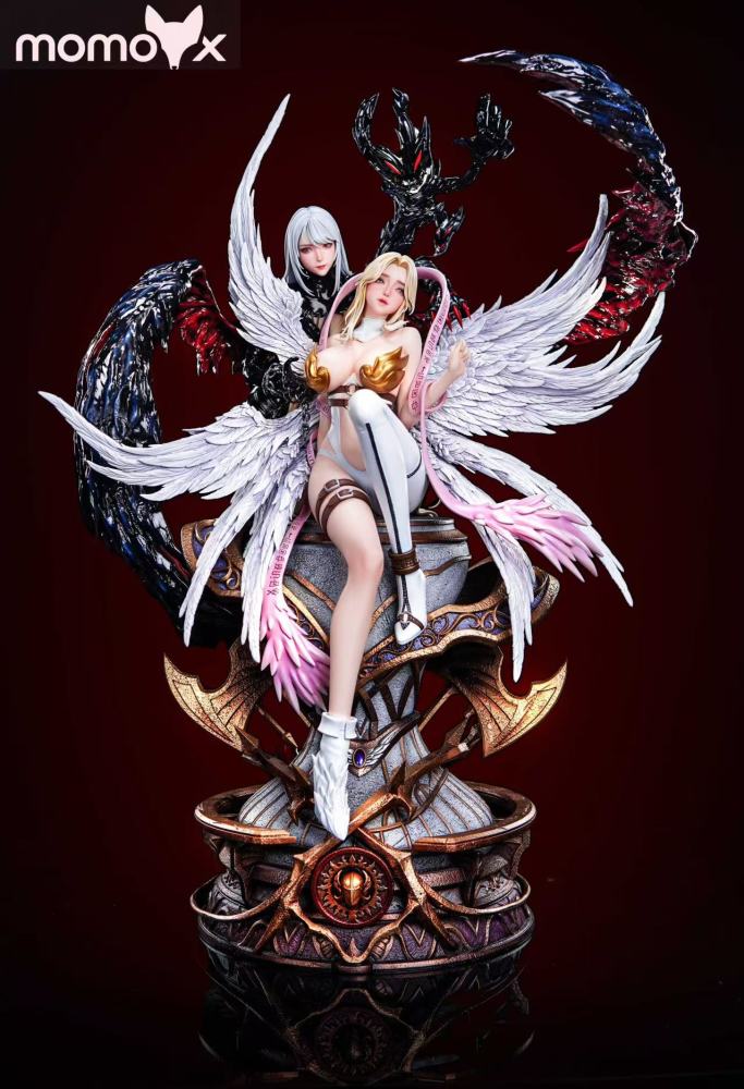 [Preorder] Momox Studio - Angewomon x Lady Devimon - Digimon Resin Statue