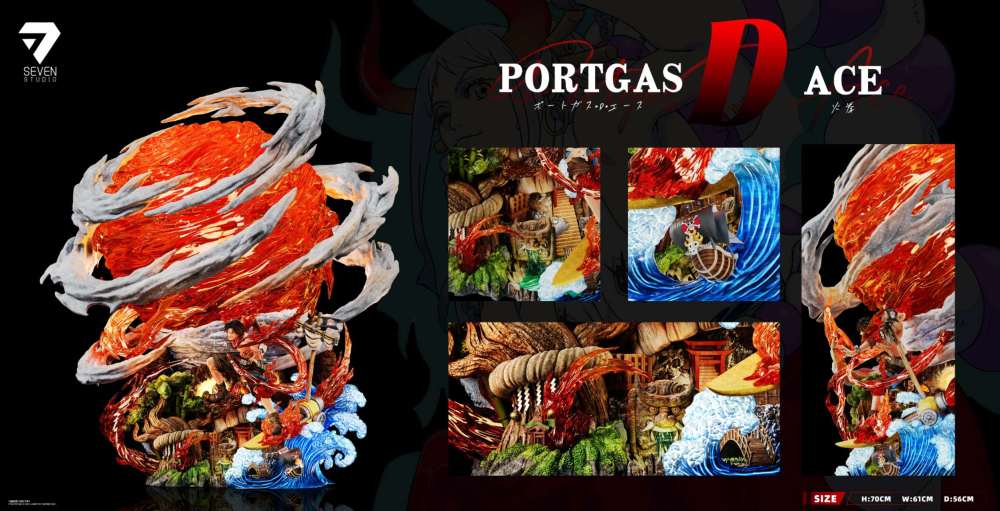 [Preorder] Seven Studio - Portgas D Ace - One Piece Resin Statue