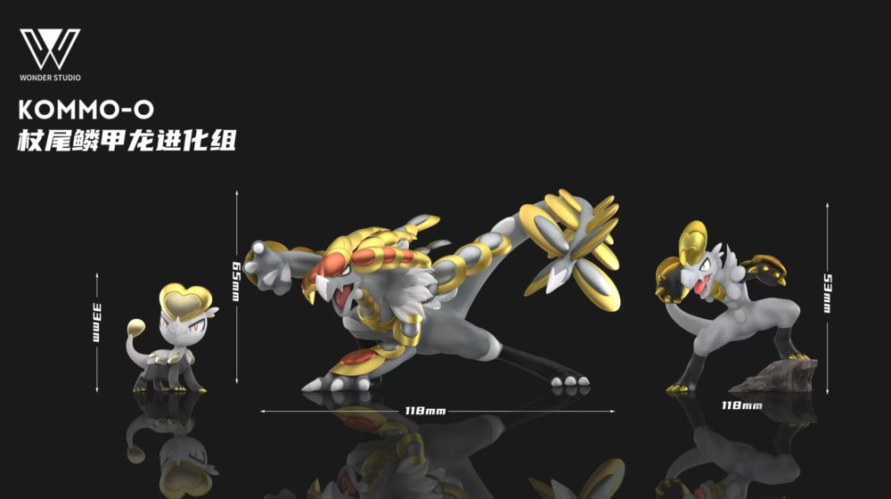 Wonder Studio - Kommo-o Evolution - Pokemon Scale World
