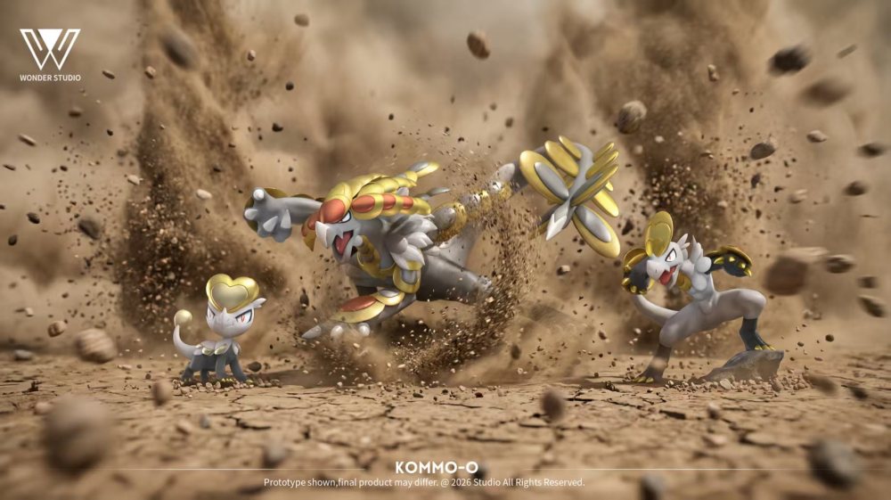 Wonder Studio - Kommo-o Evolution - Pokemon Scale World