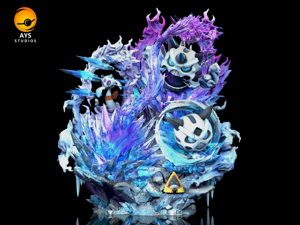 Ays Studio - Snorunt x Glalie x Froslass - Pokemon Resin Statue