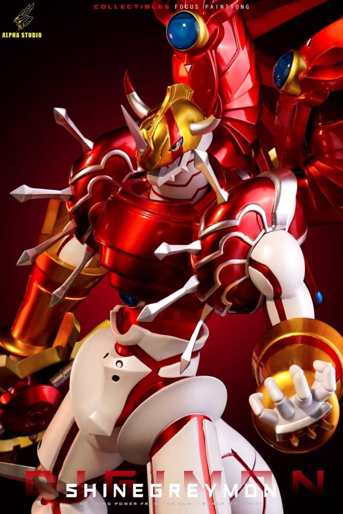 [Preorder] Alpha Studio - Shinegreymon - Digimon Resin Statue