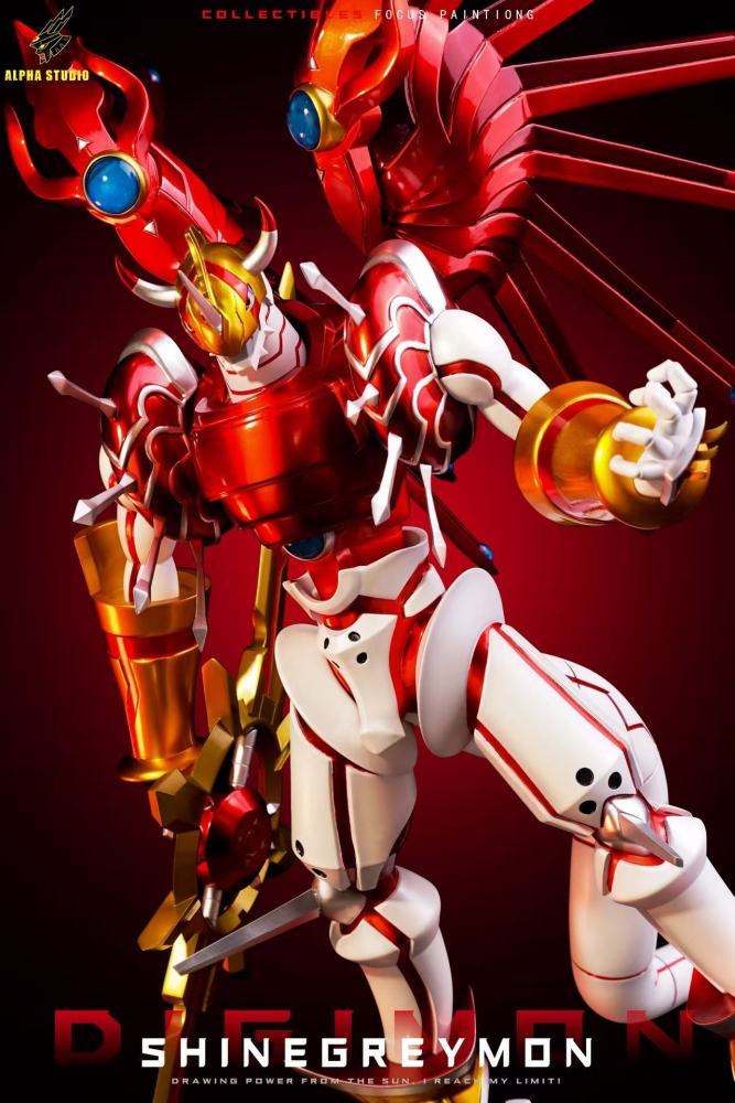 [Preorder] Alpha Studio - Shinegreymon - Digimon Resin Statue