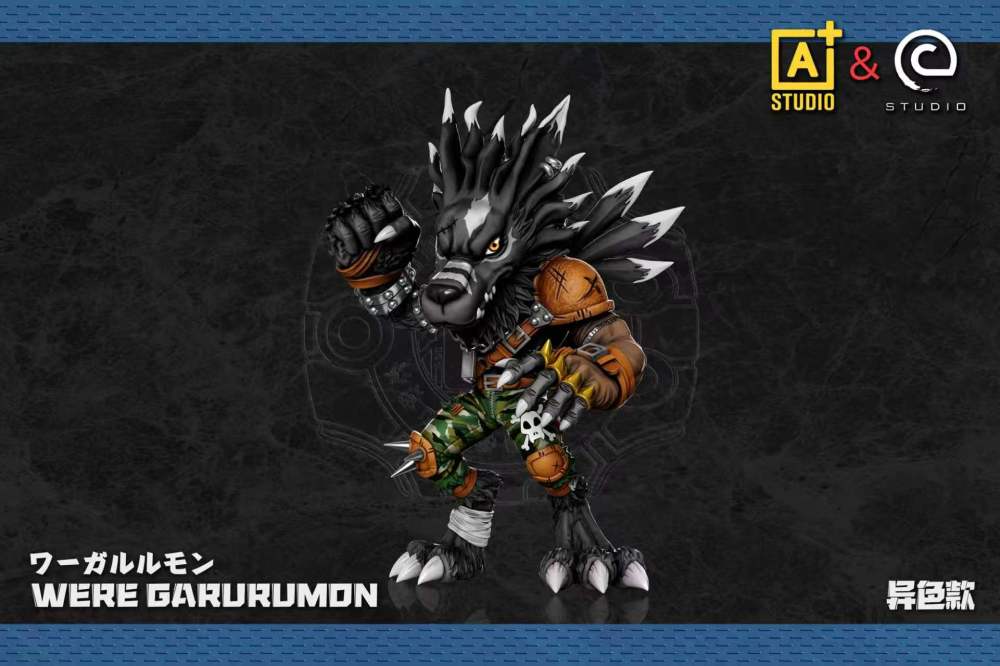 [Preorder] A+ x C Studio - Were Garurumon - Digimon Resin Statue