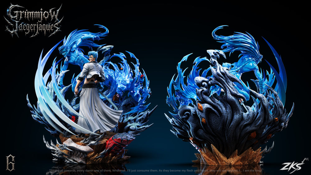 [Preorder] Zenkai Studio - Grimmjow Jaegerjaques - Bleach Resin Statue