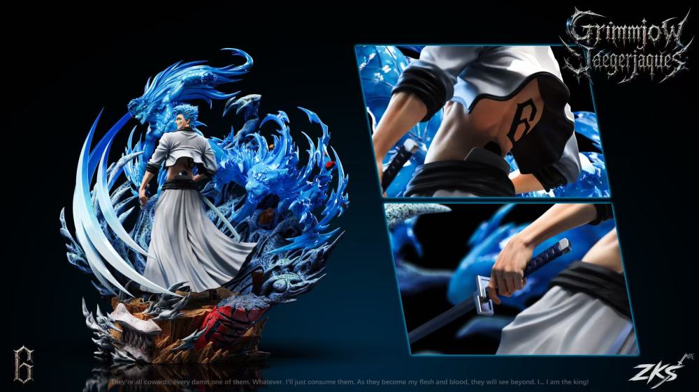 [Preorder] Zenkai Studio - Grimmjow Jaegerjaques - Bleach Resin Statue