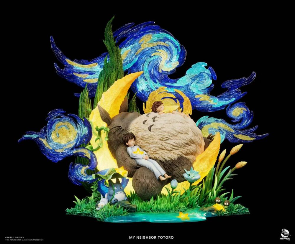 [Preorder] Raven Studio - Totoro Under The Starry Night - My Neighbor Totoro Resin Statue