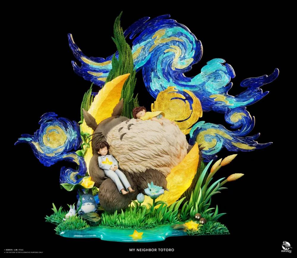 [Preorder] Raven Studio - Totoro Under The Starry Night - My Neighbor Totoro Resin Statue