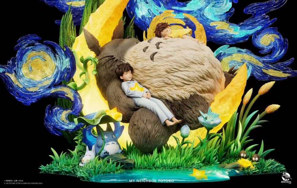 [Preorder] Raven Studio - Totoro Under The Starry Night - My Neighbor Totoro Resin Statue