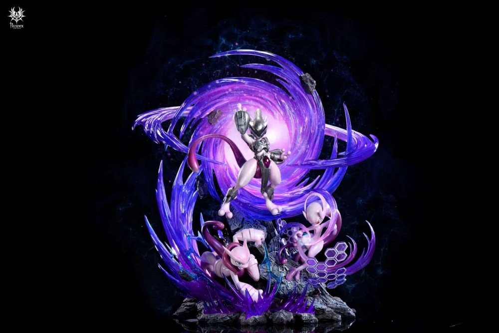 Phoenix Studio - Mewtwo Evolution - Pokemon Resin Statue