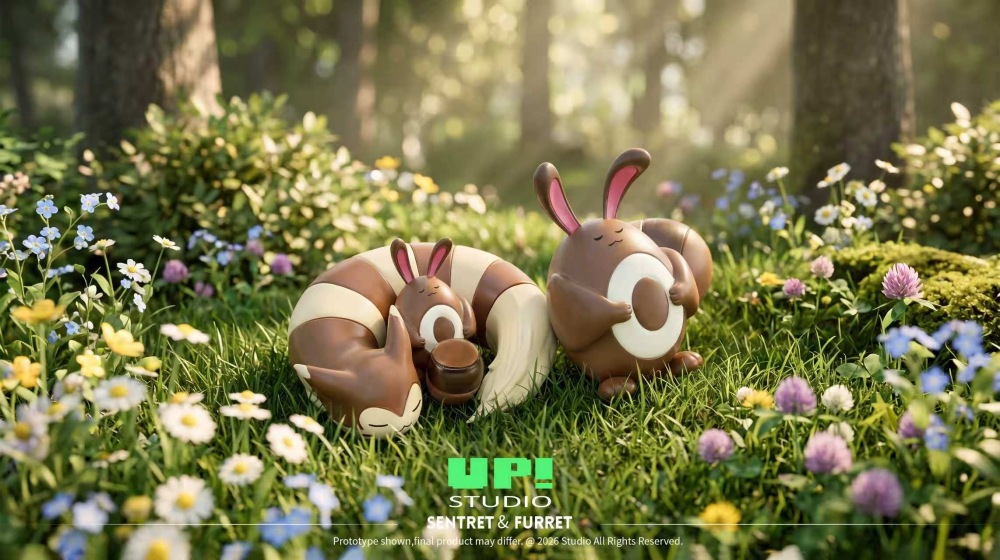 UP Studio - Sentret x Furret - Pokemon Scale World