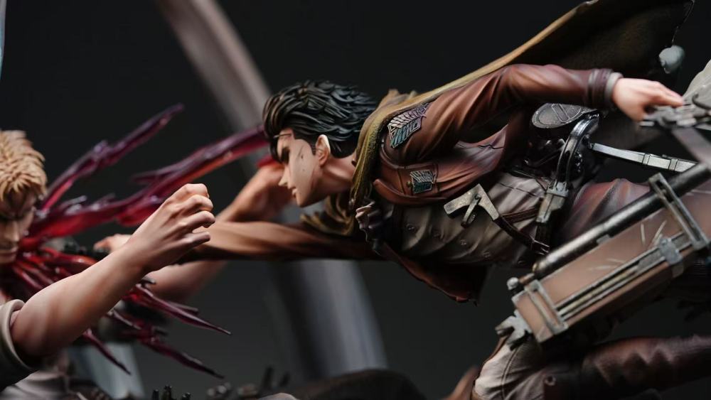[Preorder] Sure Studio - Levi Vs Reiner - Attack On Titan Resin Statue