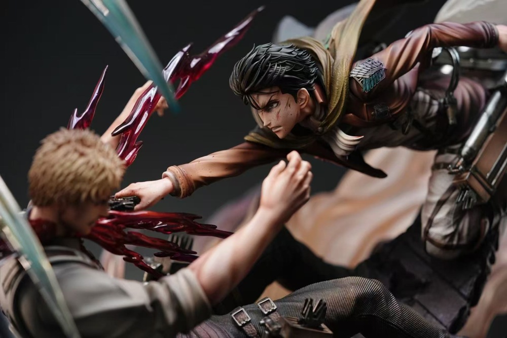 [Preorder] Sure Studio - Levi Vs Reiner - Attack On Titan Resin Statue