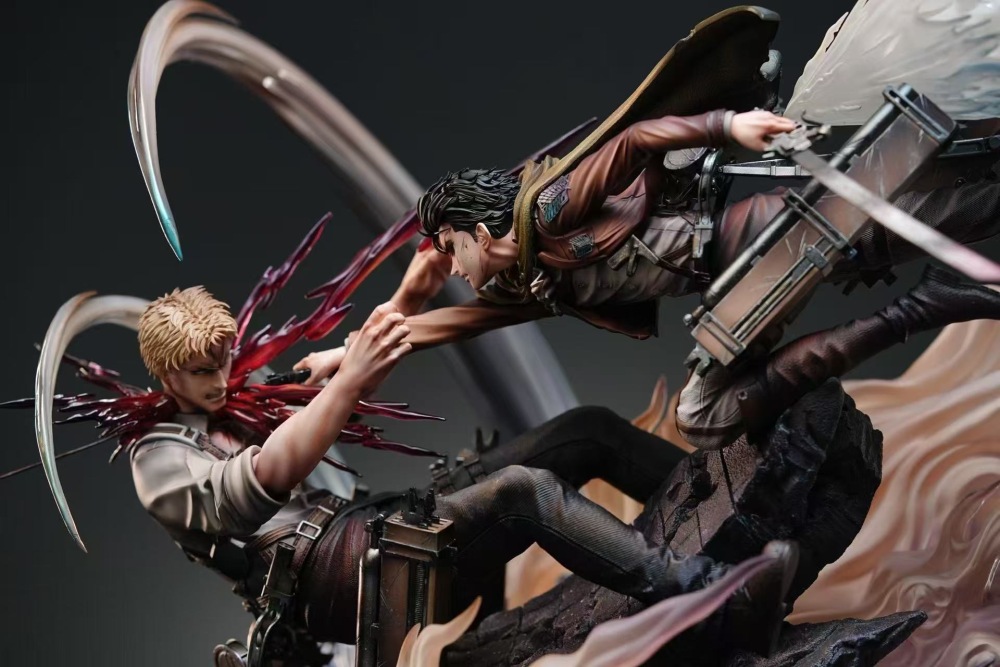 [Preorder] Sure Studio - Levi Vs Reiner - Attack On Titan Resin Statue