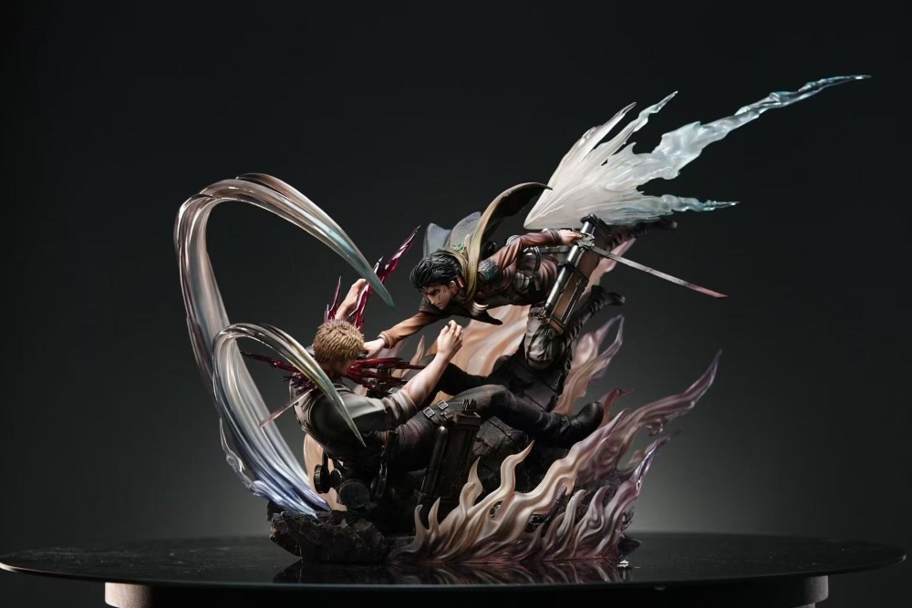 [Preorder] Sure Studio - Levi Vs Reiner - Attack On Titan Resin Statue