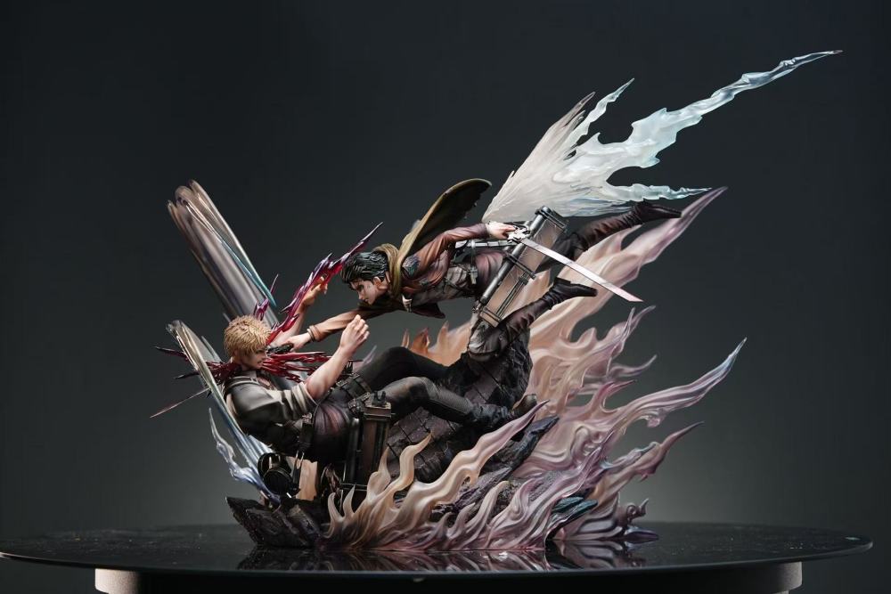[Preorder] Sure Studio - Levi Vs Reiner - Attack On Titan Resin Statue