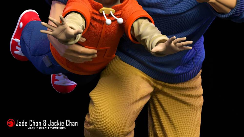[Preorder] Holy Lord Studio - Jackie Chan x Jade Chan - Jackie Chan Adventures Resin Statue