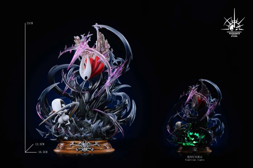 Stone Custom Studio x Radiance Studio - Hornet Vs Lost Lace - Hollow Knight Resin Statue