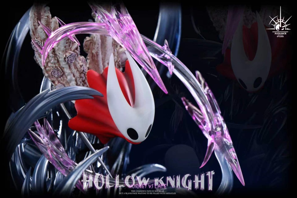 Stone Custom Studio x Radiance Studio - Hornet Vs Lost Lace - Hollow Knight Resin Statue