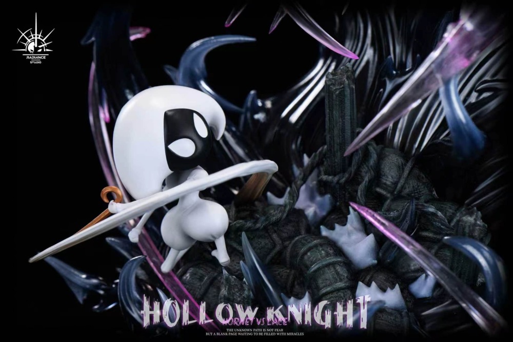 Stone Custom Studio x Radiance Studio - Hornet Vs Lost Lace - Hollow Knight Resin Statue