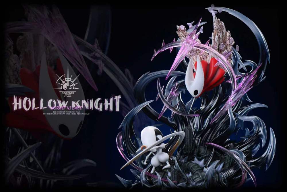 Stone Custom Studio x Radiance Studio - Hornet Vs Lost Lace - Hollow Knight Resin Statue