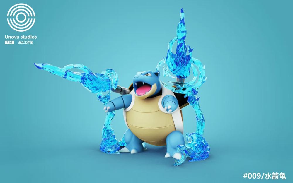 Unova Studio - Venusaur x Charizard x Blastoise - Pokemon Scale World