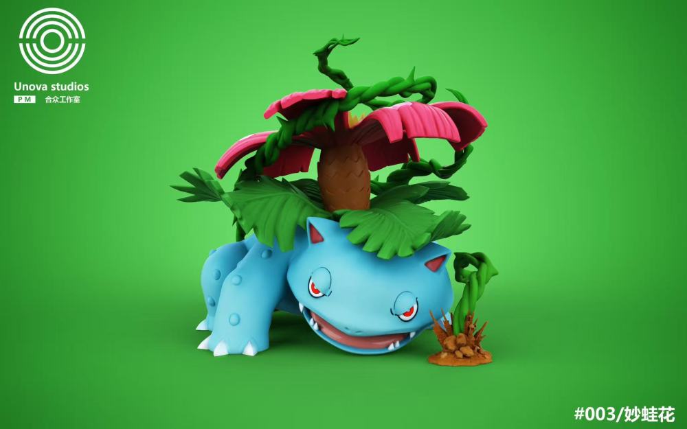 Unova Studio - Venusaur x Charizard x Blastoise - Pokemon Scale World