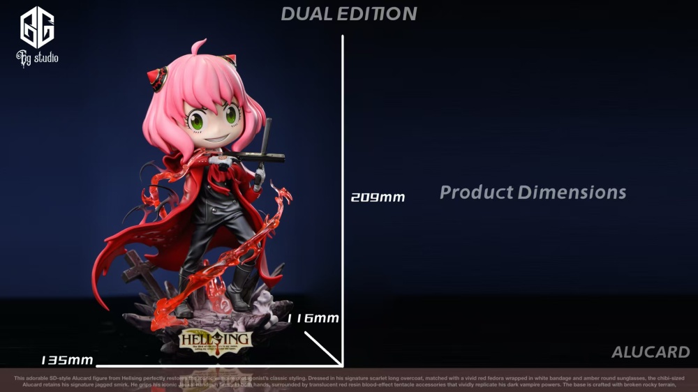 [Preorder] BG Studio - Anya Cosplay Alucard - Spy x Family Resin Statue
