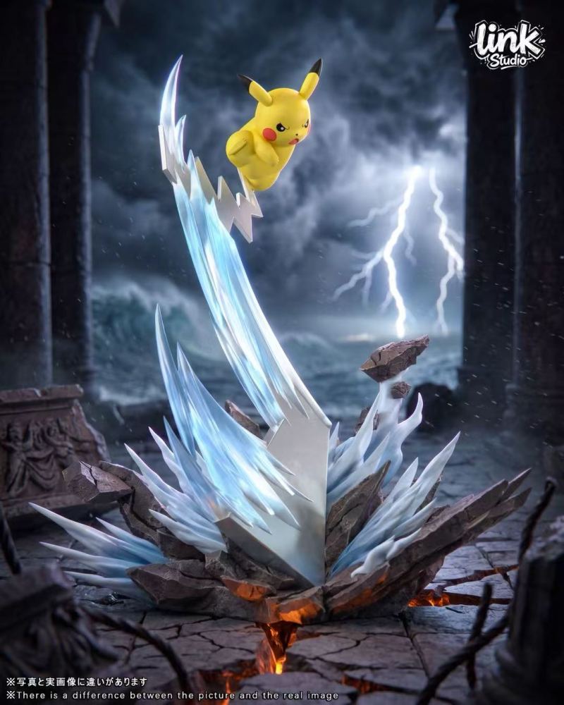 Link Studio - Iron Tail Pikachu - Pokemon Resin Statue