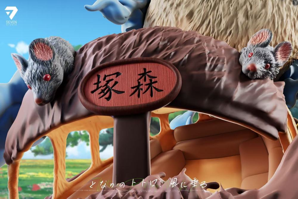 [Preorder] Seven Studio - Totoro Ride The Wind - My Neighbor Totoro Resin Statue