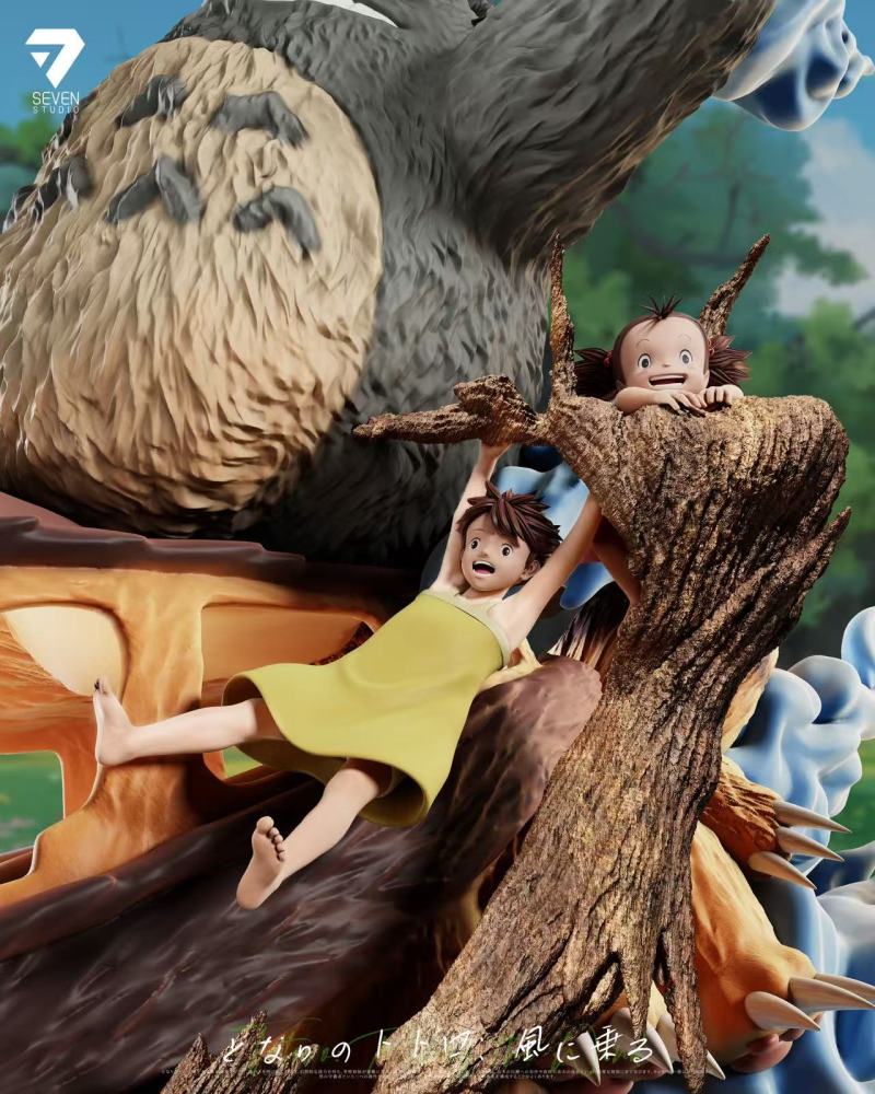 [Preorder] Seven Studio - Totoro Ride The Wind - My Neighbor Totoro Resin Statue